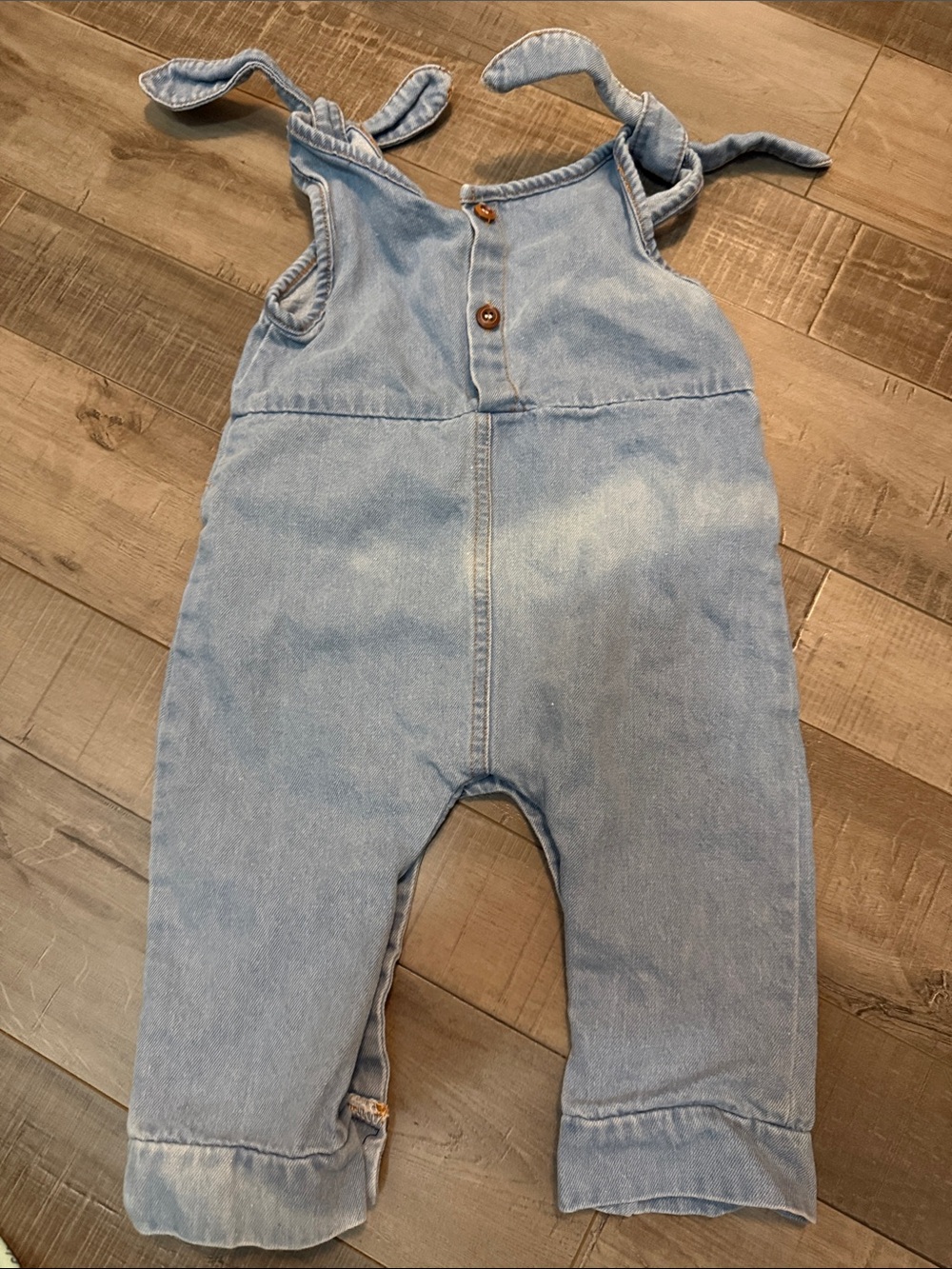 Light Blue Denim Kids Overalls